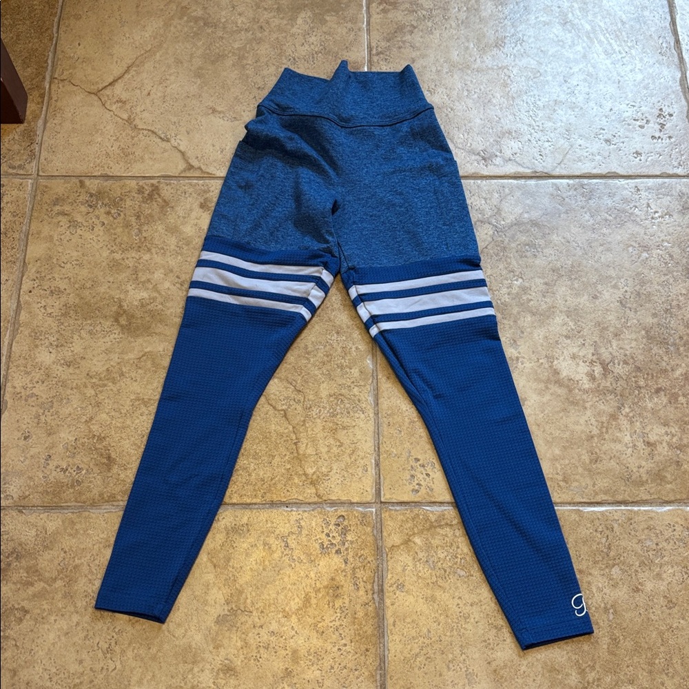 Blue Bombshell leggings,xs - Picture 5 of 10